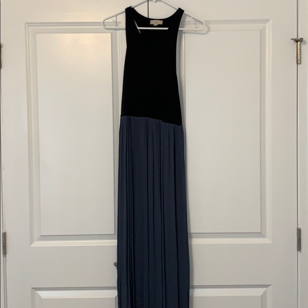 Block colored maxi dress